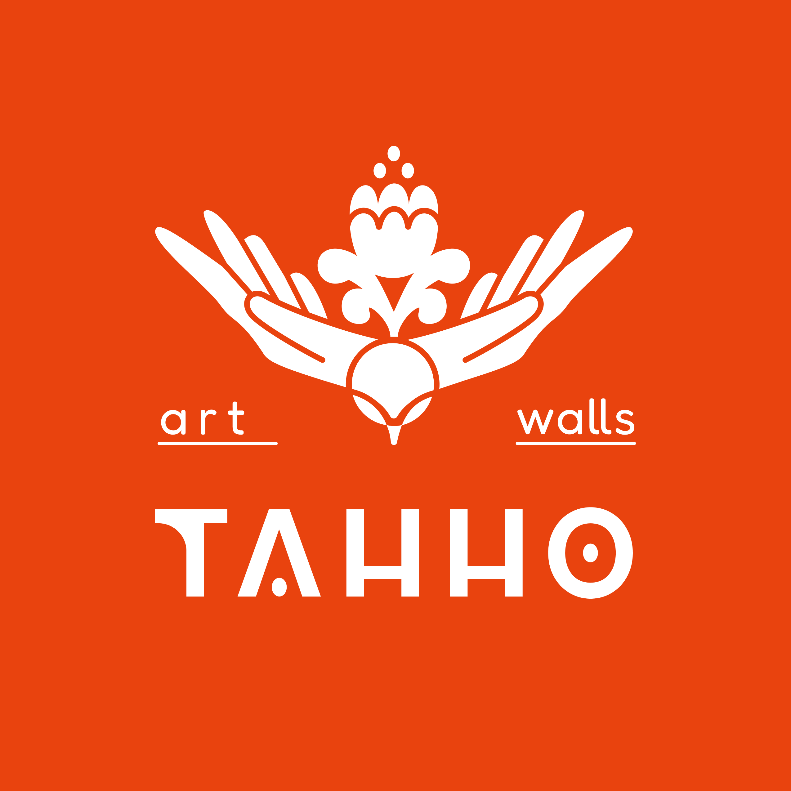 Logo Tahho red bg