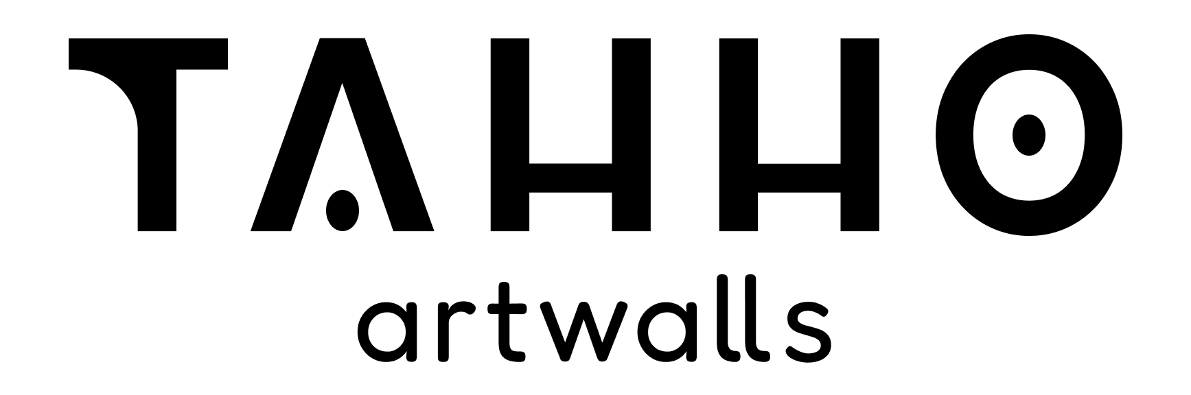 TAHHO text logo black